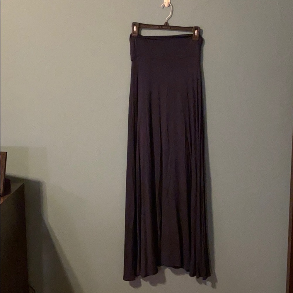 Navy Maxi Skirt